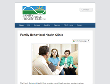 Tablet Screenshot of familybehavioralhealthclinic.com